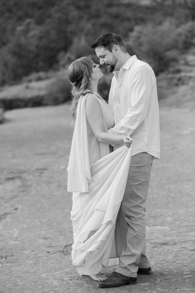 dreamy elopement couple in sedona, az