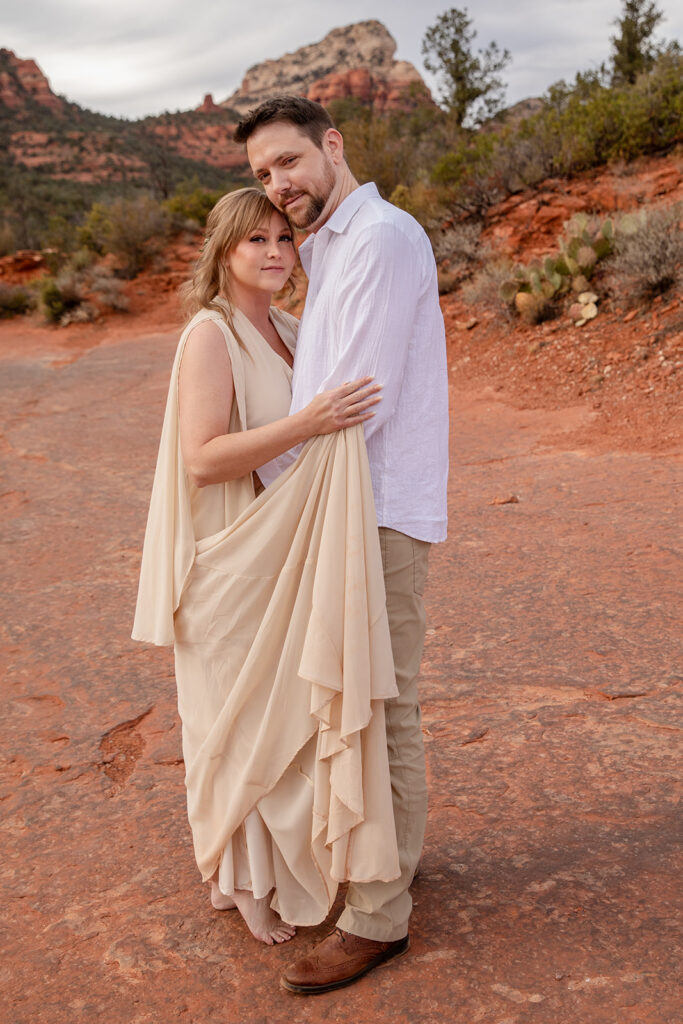 dreamy elopement couple in sedona, az