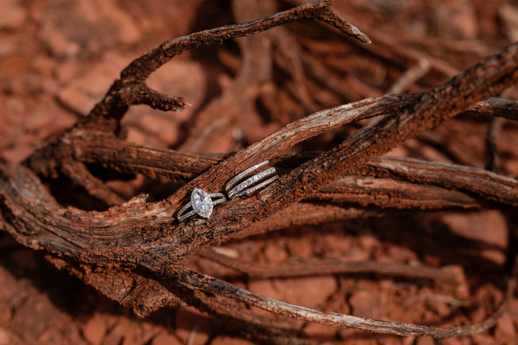 wedding ring detail shot