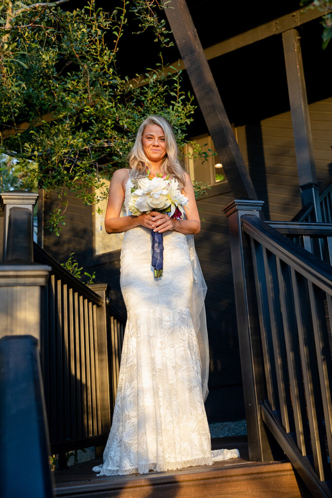 intimate sunset lake tahoe elopement ceremony on the docks 