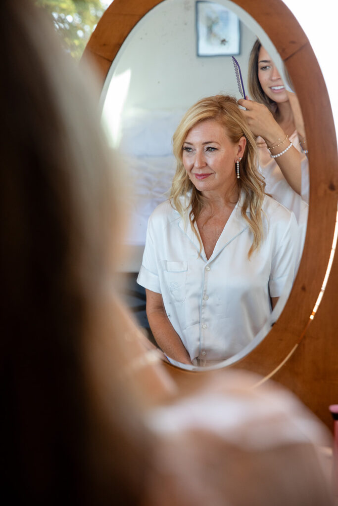 bride getting ready