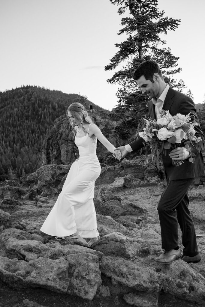 dreamy lake tahoe elopement with stunning scenery