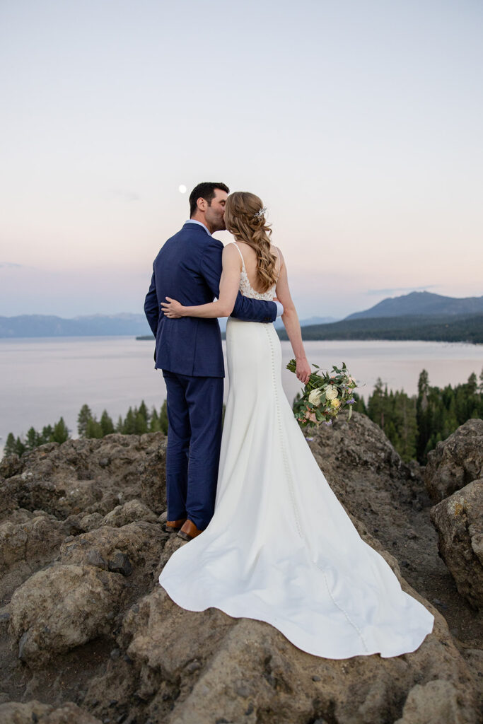 dreamy lake tahoe elopement with stunning scenery