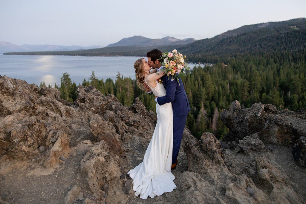 dreamy lake tahoe elopement with stunning scenery