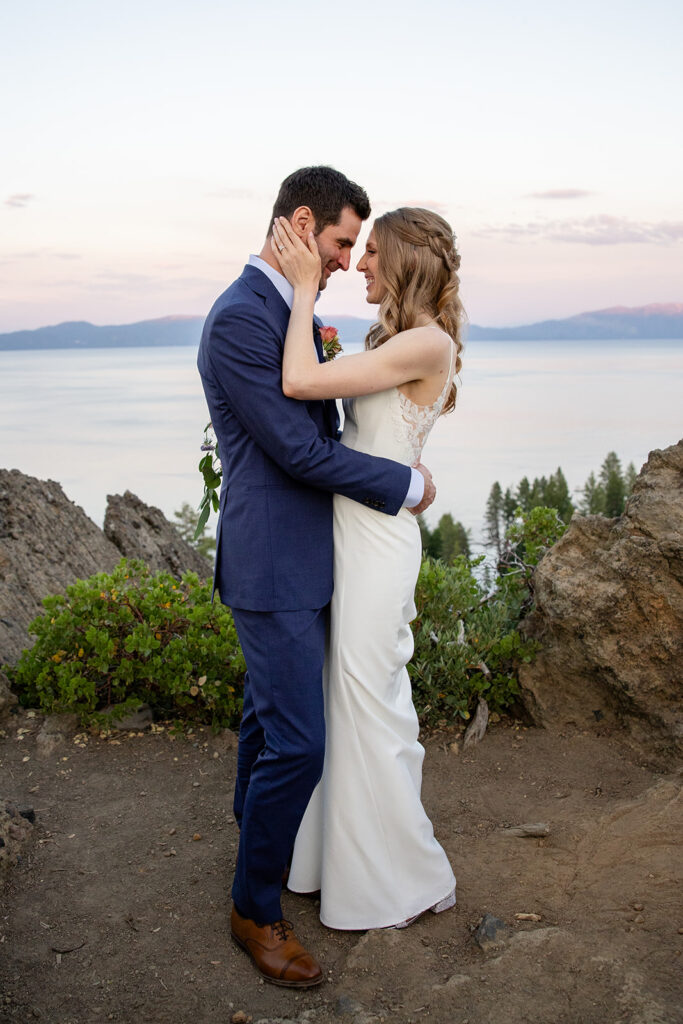 dreamy lake tahoe elopement with stunning scenery