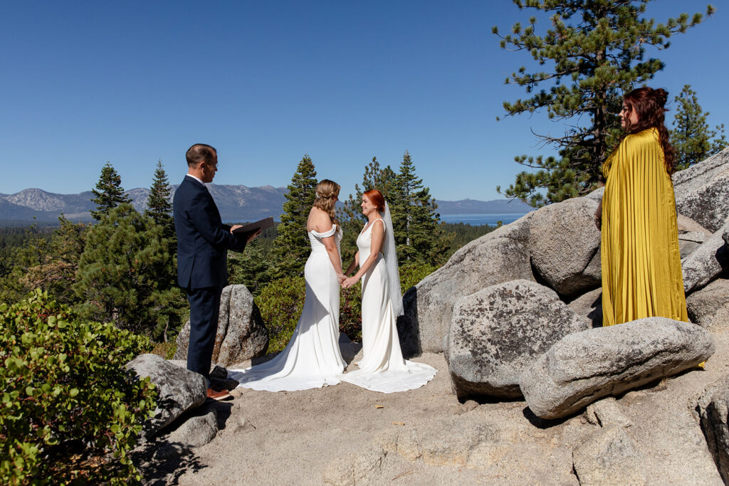 lake tahoe lgbtq wedding elopement ceremony