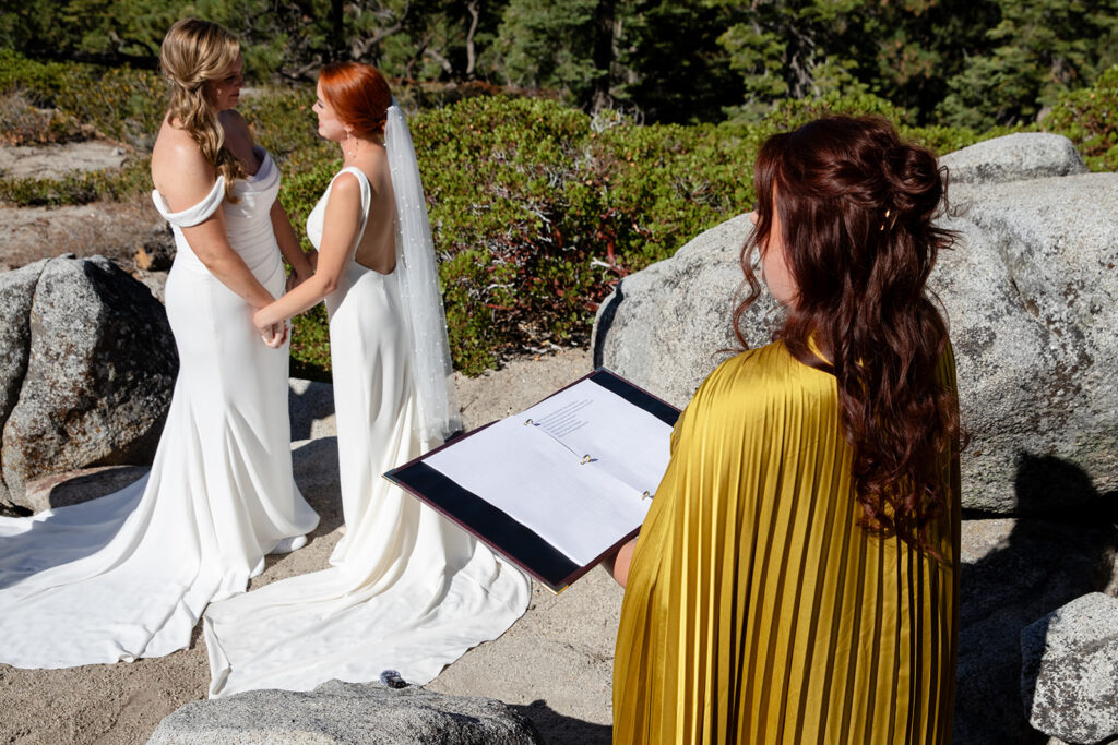 lake tahoe lgbtq wedding elopement ceremony