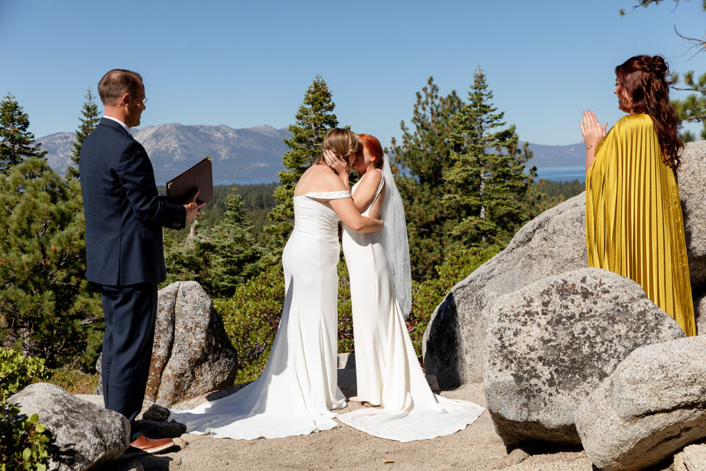 lake tahoe lgbtq wedding elopement ceremony