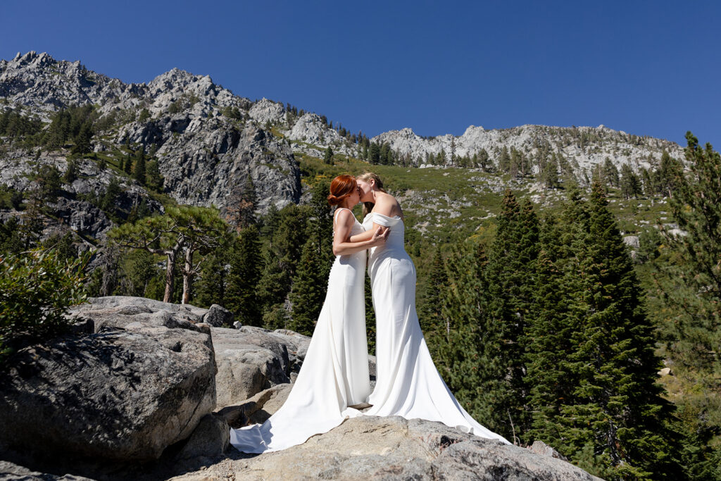 lgbtq wedding elopement in lake tahoe