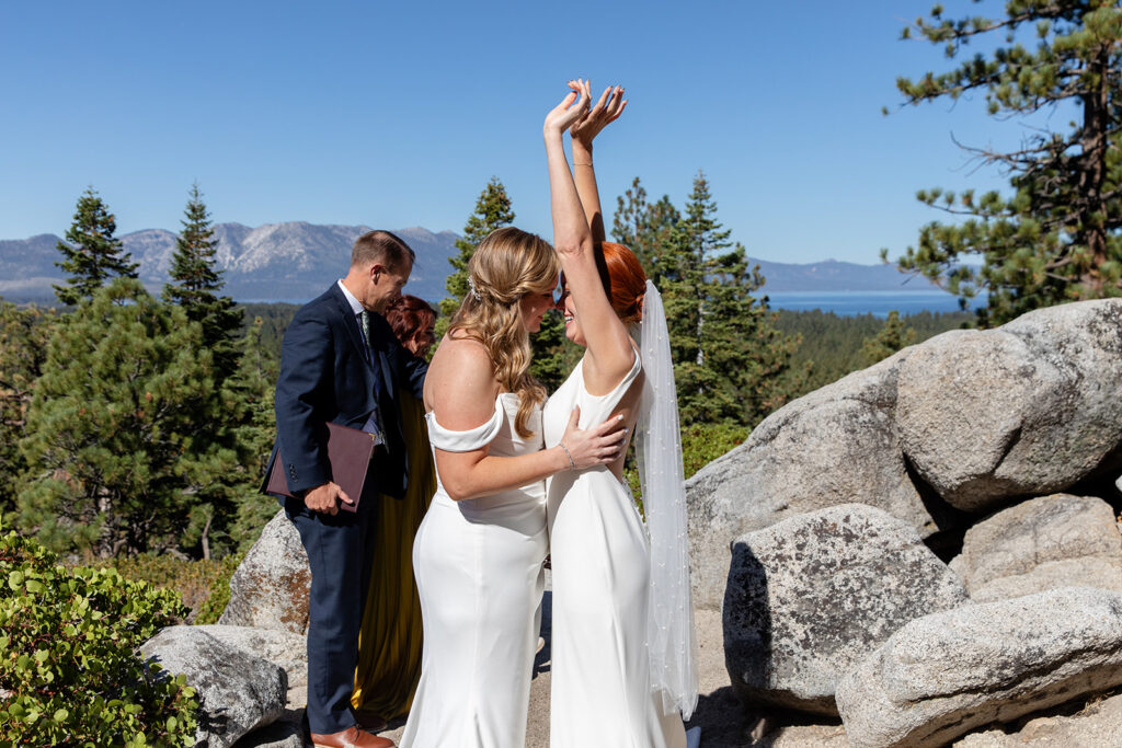 lake tahoe lgbtq wedding elopement ceremony