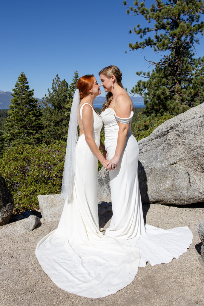 lgbtq wedding elopement in lake tahoe