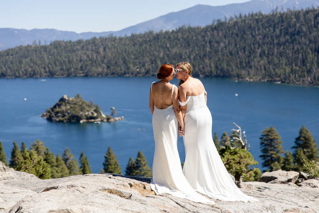 lgbtq wedding elopement in lake tahoe